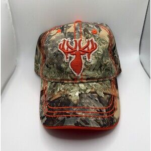 King's Camo Hunting Distressed Logo Adj. OSFA Hat
